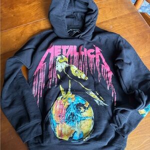 Metallica Black Hoodie with Graphic Design